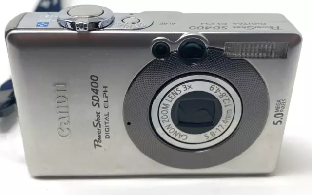 Canon PowerShot SD400 Digital ELPH 5.0MP Digital Camera 3x Zoom