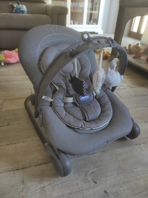 completa di tutto usata pochissimo Chicco Sdraietta Chicco Hoopla1 grigio come nuova 