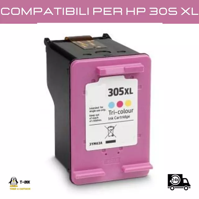 Cartucce compatibili 305XL 305 XL Colore per HP Deskjet 4100 4110 4120 4122 4130