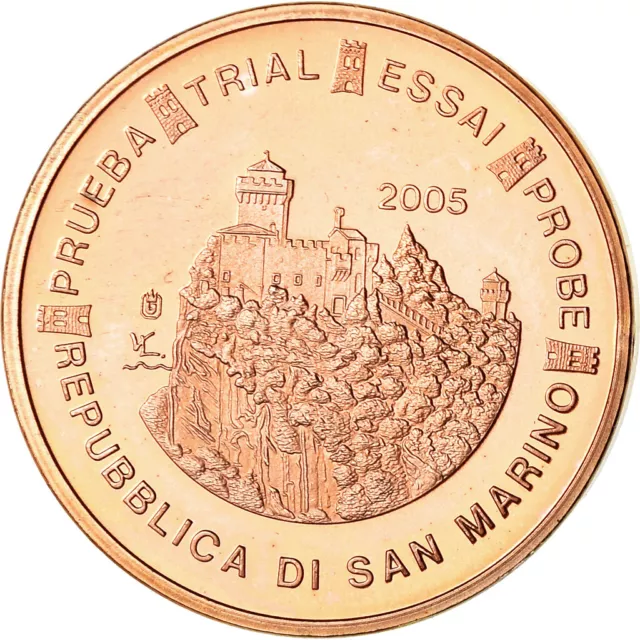 [#782642] San Marino, 5 Euro Cent, 2005, unofficial private coin, SPL, Copper Pl