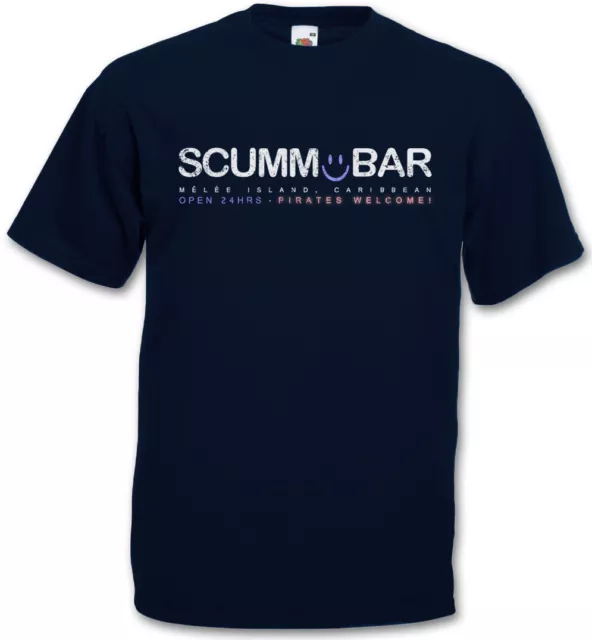 T-SHIRT SCUMM BAR - T-shirt logo retrò gioco Escape The Secret Of ...