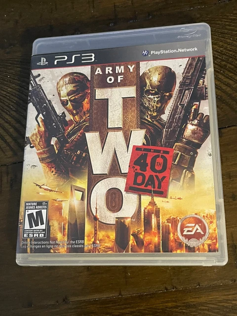Army of Two: The 40th Day (Sony PlayStation 3, 2010) PS3 Complete CIB