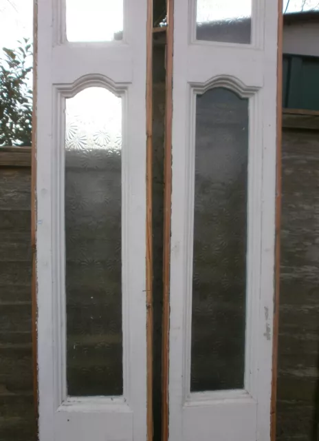 Antique front door side panels 5