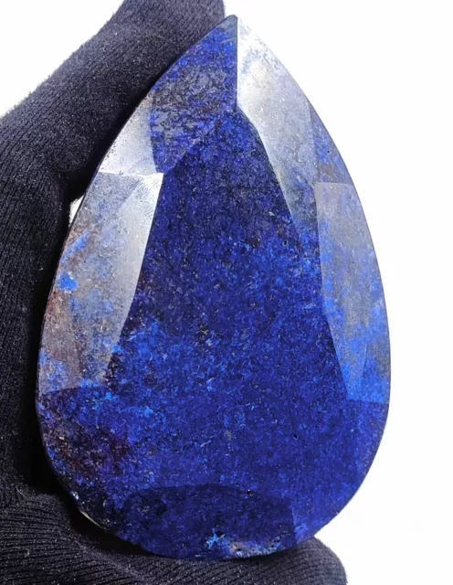 Graceful 2595 Ct Natural Blue Sapphire Egl Certified Pear Cut Loose Gemstone Mku