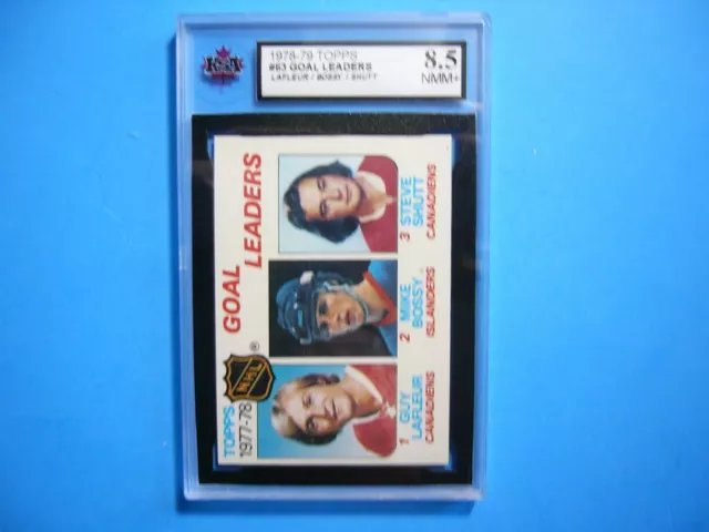 1978/79 Topps Nhl Hockey Card #63 Guy Lafleur Mike Bossy Rookie Ksa 8.5 Nm/Mt+