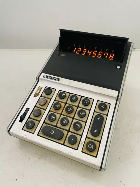 Sanyo ICC-82D Ambar Gas 1970 Calculator Japan