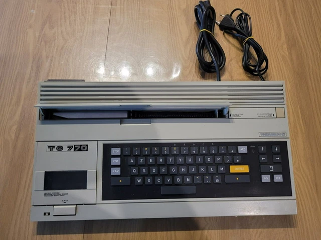 Jeu Micro Scrabble Pour Ordinateur Thomson TO7/MO5 - Édition 1984, Très Bon état (non Testé)