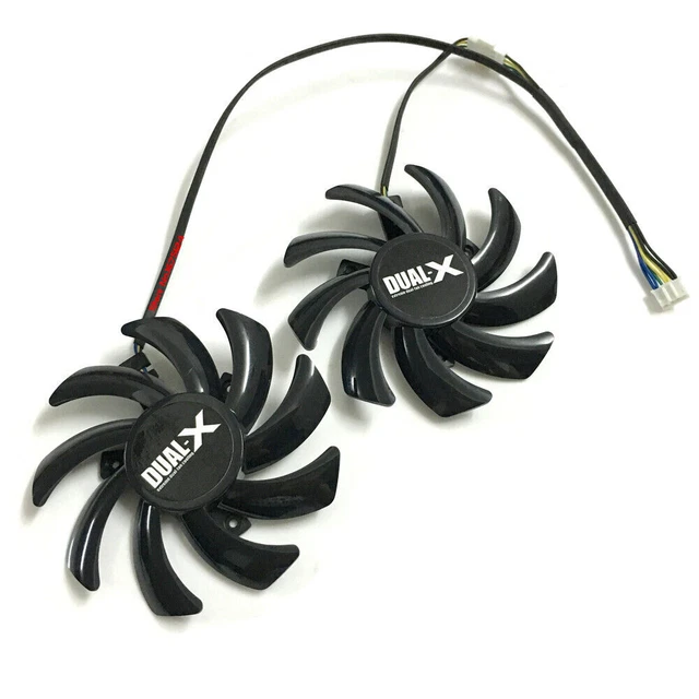 2Pcs/lot for Sapphire HD6970 HD7870 2G HD7950 Graphics VGA Card cooling fan