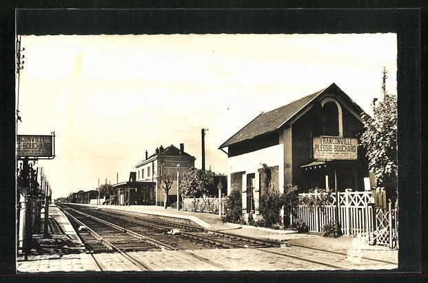 CPA Franconville, la Gare, la Gare