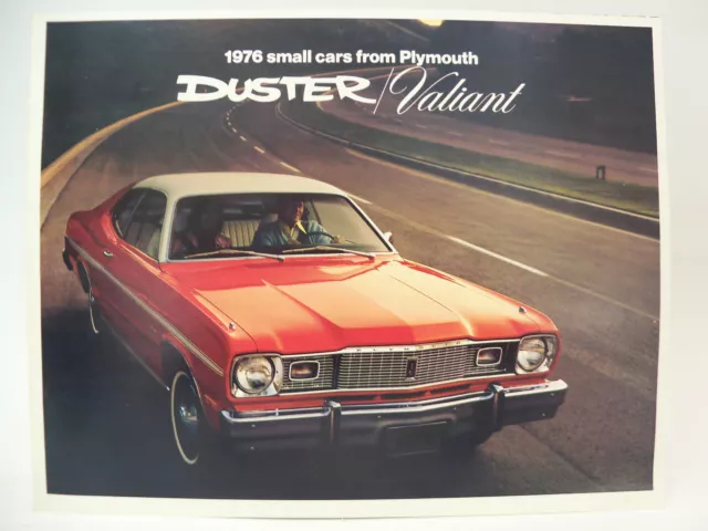 1976 Plymouth Duster Valiant Car Dealer Sales Brochure Booklet Catalog