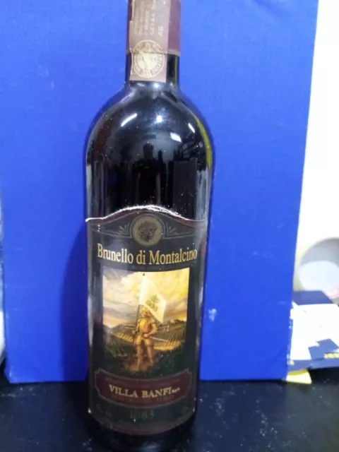 Vino Brunello Di Montalcino Villa Banfi 1983