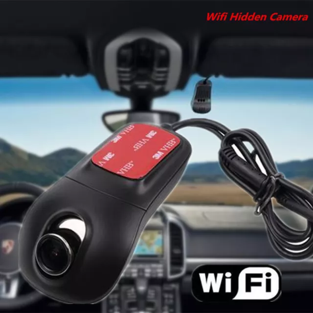 Car Hidden DVR Wifi Camera Video Driving Recorder Monitor Dash Cam Camcorder