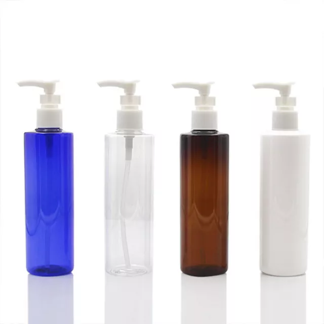 1/3/5Pcs 250ml Plastic Empty Lotion Pump Bottles Shampoo Container Dispenser AU