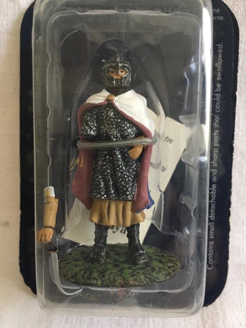 Cavalier Médiéval En Plomb Peint – Fabrice Eisenbach – Figurine Ancienne