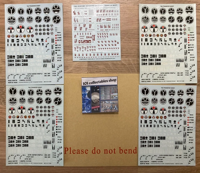 TAU TRANSFER SHEET Army Set Warhammer 40k Decal Transfers Sheet £17.94 ...