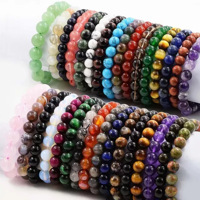 Fashion Chakra Yoga Beads Volcanic Stone Bracelet Men Women Natural Bead Jewelry