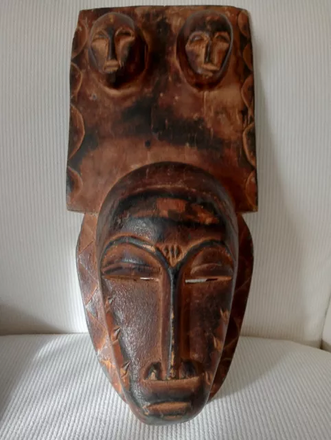 Vecchia maschera  arte africana "Senufo" Costa d'Avorio