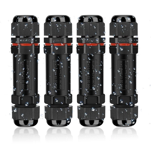 Raccord Électrique Étanches IP68, Connecteur De Câble Électrique