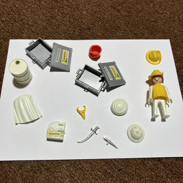 Playmobil - Expedition Ngorongoro 3189 (1981) - Safari 3433 - Vintage Complet