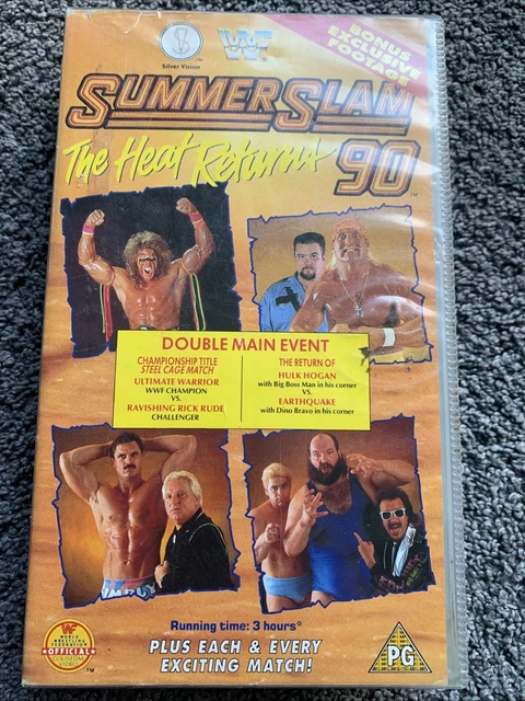 WWF WRESTLING VHS | The Heat Returns SummerSlam | 1990 £6.95 - PicClick UK