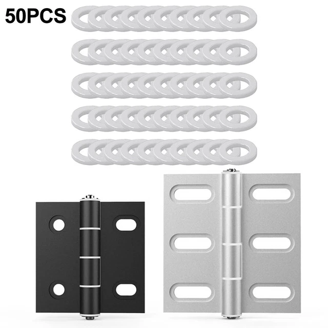 Anillos de adaptación blancos puertas de habitación paquete 50 plástico fácil instalación