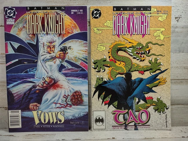 Lot of 2 DC Comics Batman Legends of the Dark Knight #2 & #53 1992-93 Vows Tao