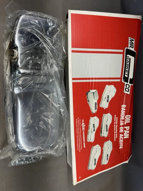 Mr. Gasket 9780 Chrome Oil Pan - Fits Ford 260/289/302 Engines (1965-1987)