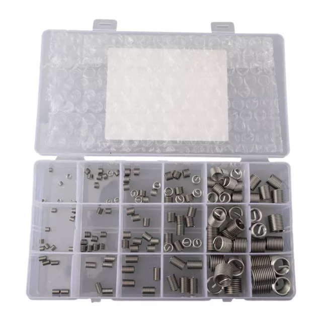 Professional Grade 140Pcs Stainless Steel Thread Repair Kit for Metric Products