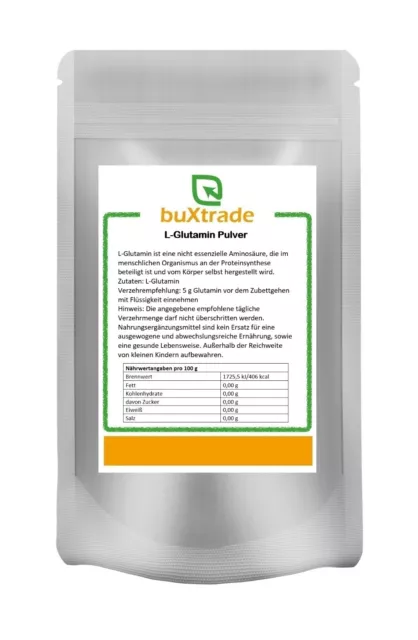 L-Glutamin | Aminosäure Glutamine | Eiweiss | Buxtrade