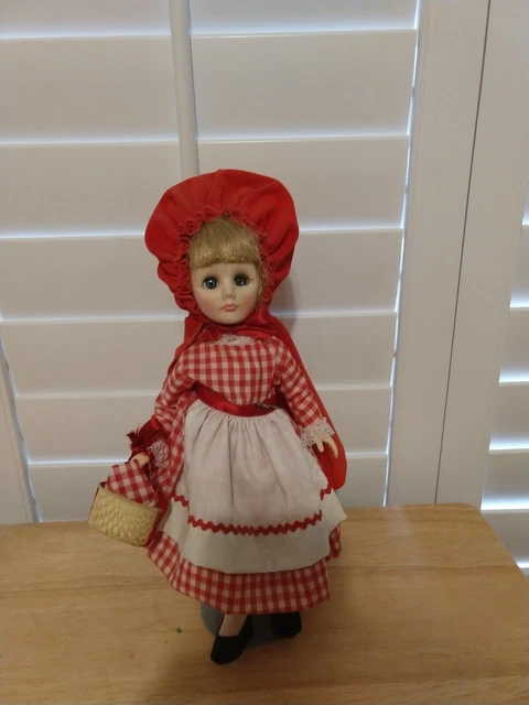 Effanbee Vintage #1178 Little Red Riding Hood w/Sleepy Eyes 11"Vinyl Doll BOX
