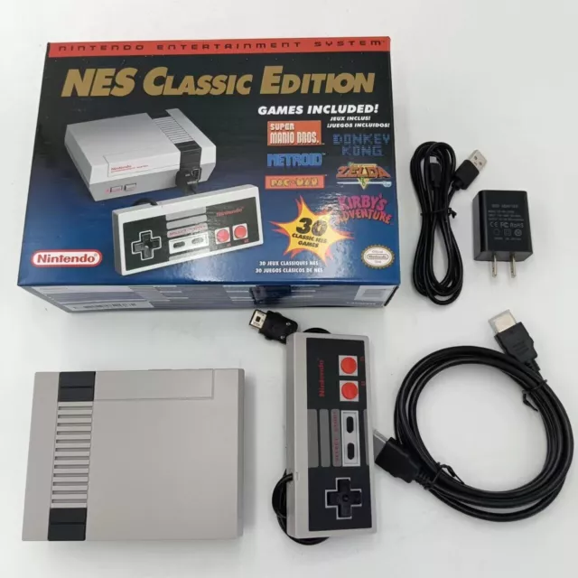 NEW Authentic Nintendo NES Classic Edition Mini Console USA Unopened w 30 games