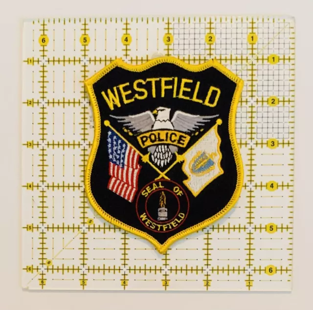 Westfield  MASSACHUSETTS POLICE PATCH MA Iron On