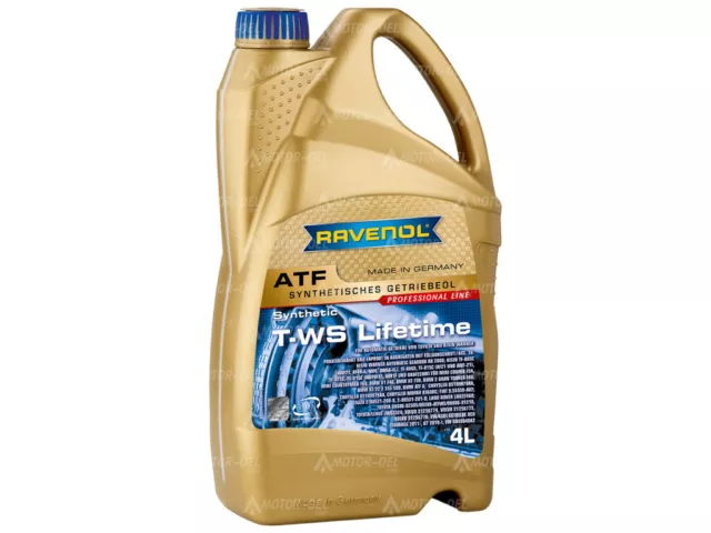 4 Liter RAVENOL ATF T-WS Lifetime Automatikgetriebeöl Made in Germany