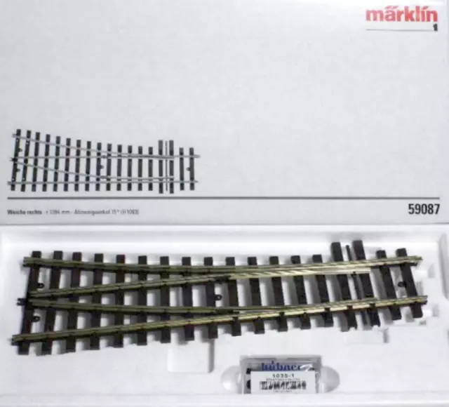 Märklin Spur I - 59087 ( H1093 ) Spur I - Weiche rechts NEU und OVP