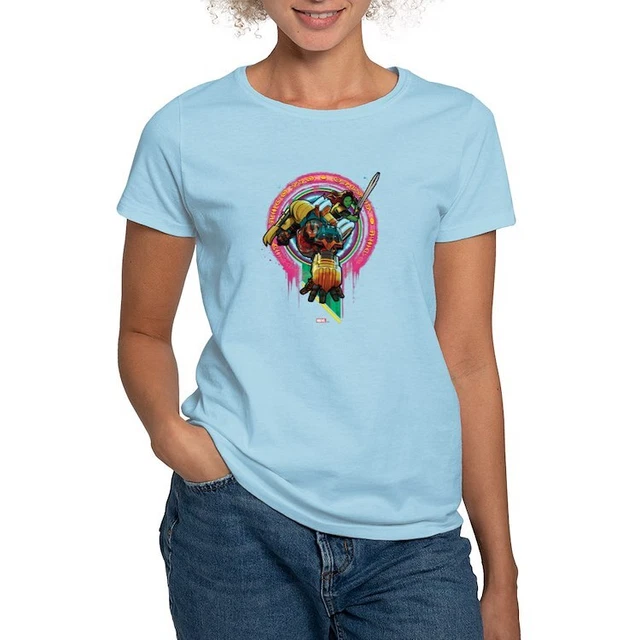 CafePress What If...? Iron Man And Gamora T Shirt Crew Neck Tee (1170557778)