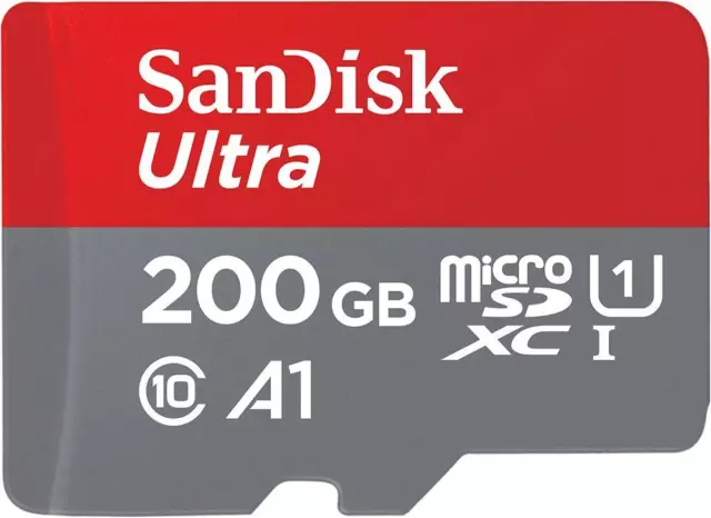 200GB Micro SD SDXC SanDisk Ultra Memory Card 100MB/s Class 10 for Android