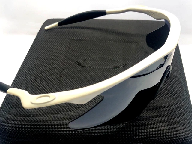 RARE OAKLEY PRO M FRAME SUNGLASSES White Frames w/ Black Iridium Heater Lens