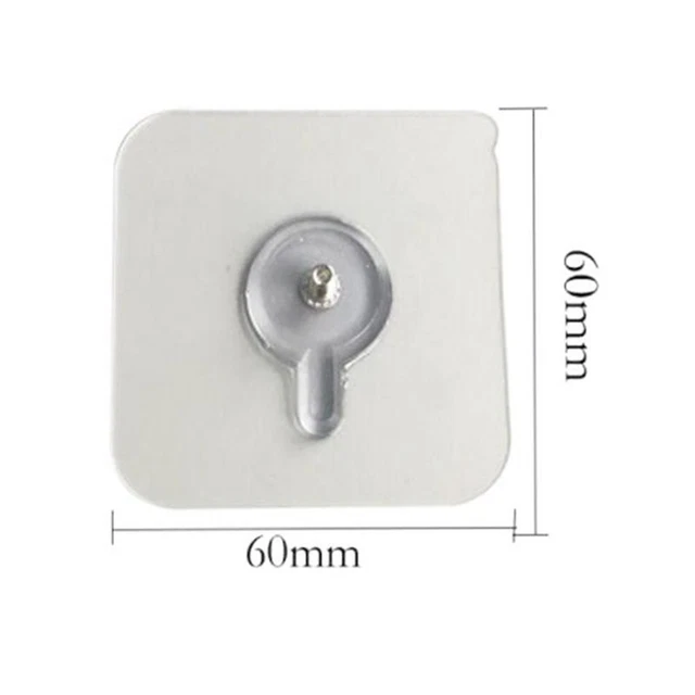 10x Screw Stickers Wall Hook Punch-Free Drywall Picture Umbrella Hanging