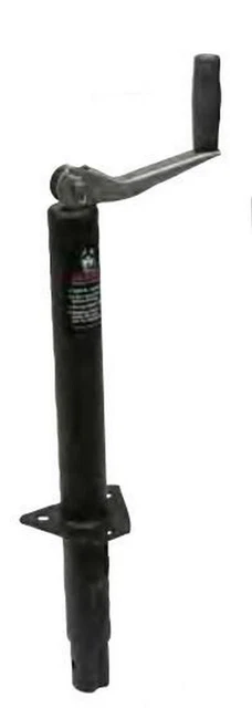 Husky Towing 30774 Man A-Frame Top Wind 1000 LB Cap Bolt-On or Weld-On Black Ste