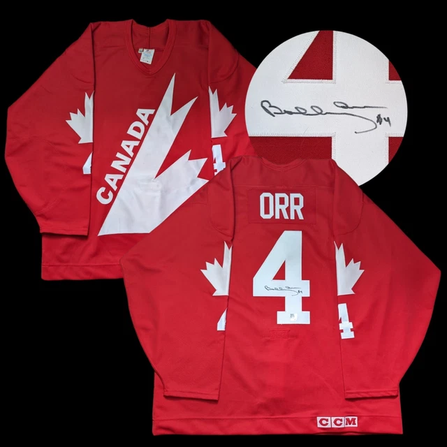 BOBBY ORR SIGNED 1976 Team Canada CCM Pro hockey jersey 52 NHL COA NWOT