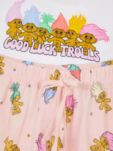 Set pigiama e cami donna Good Luck Trolls da donna taglia 4-20