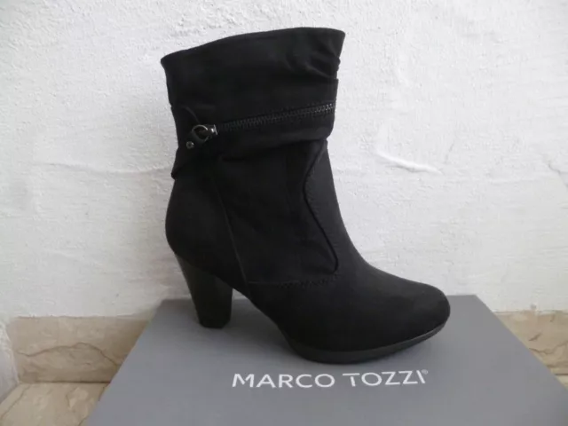 Marco Tozzi Botines Botas Botines Zapatos Negros 25350 Nuevo