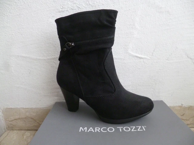 Marco Tozzi Bottes Bottines Bottes Chaussures Noir 25350 Neuf