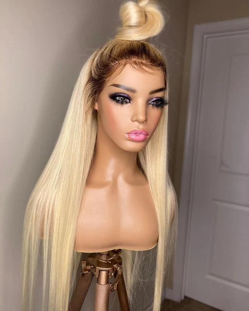 Brown 613 Blonde HD Lace Front Wig For Women Brazilian Straight Human Hair Wigs