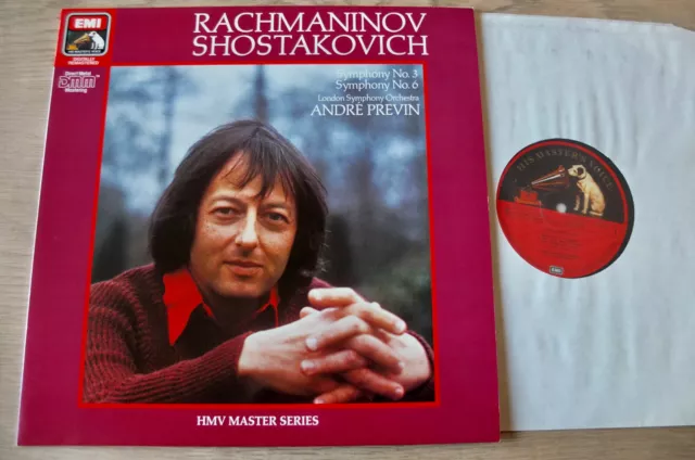 Hmv Eg 29 0859 1 Dig Rachmaninov Shostakovich Symphs Lp Previn (1986) Nm Germany