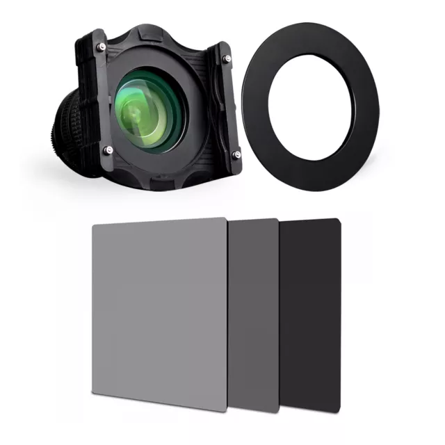 Zome Full Neutral Density ND2 ND4 ND8 Filter+Holder+67mm Adapter Ring For Cokin