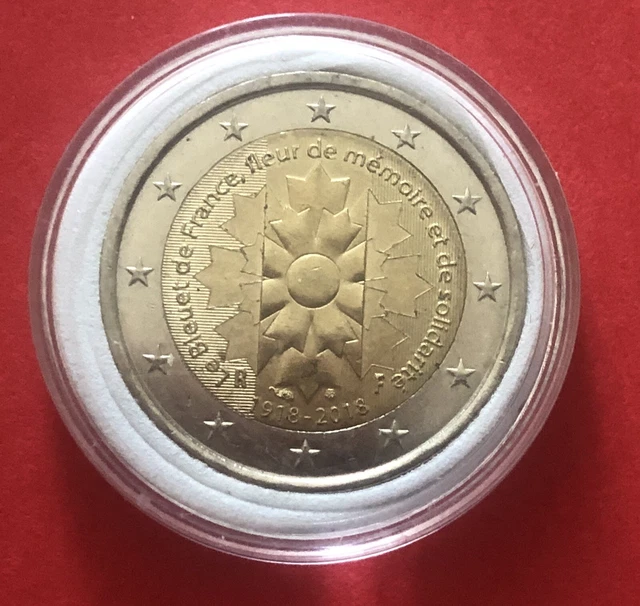 pièce de 2 euros 🇫🇷  France Commémorative   le Bleuet