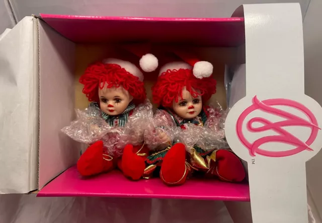 Marie Osmond Jingles & Belle Tiny Tots Porcelain Dolls Coa#6652 Complete W/Box