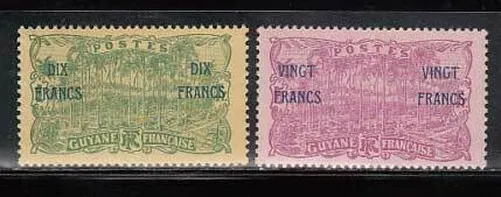 French Guiana - Mail Yvert 95/6 MNH