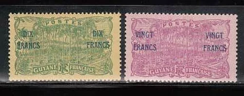 French Guiana - Mail Yvert 95/6 MNH